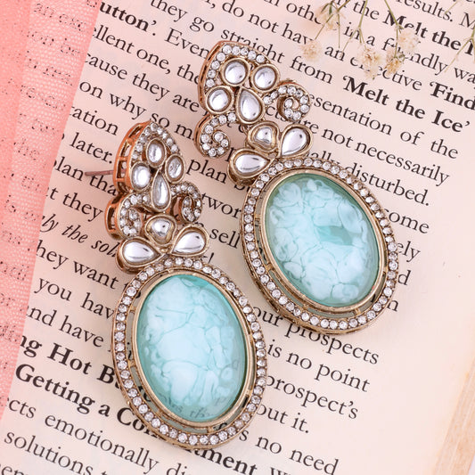 Turquoise Juliet Zircon Earring