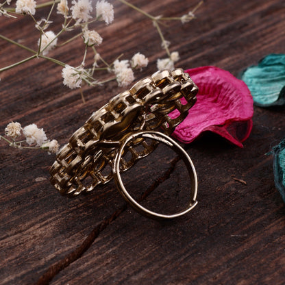 Pink Lata Ethnic Ring