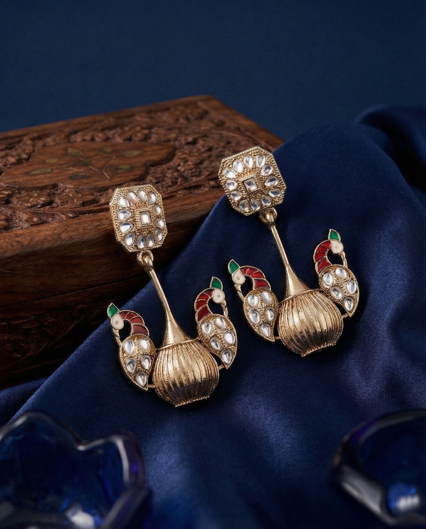 Kafka Kundan Earring
