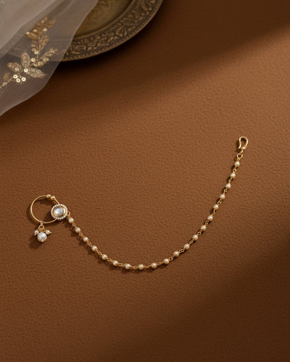 Pearl Nandini Nath non pierced nose ring