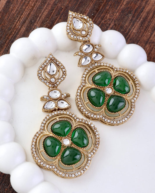 Emerald Areesha Premium Designer Earring