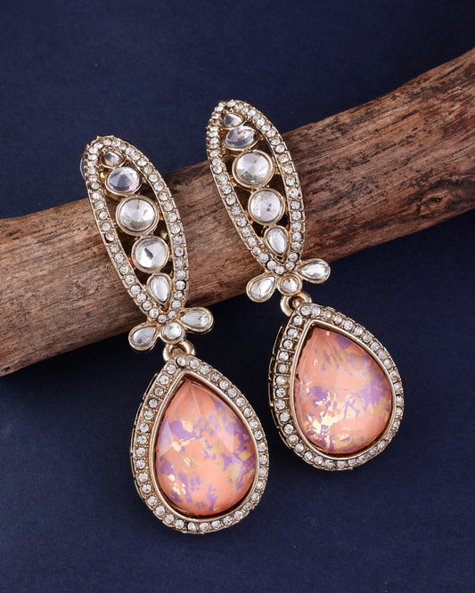 Blush Neysa Premium Polki Dupe Desinger Earring