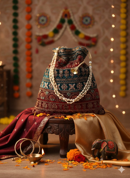 Premium Potli Bag - Tyohar Sale