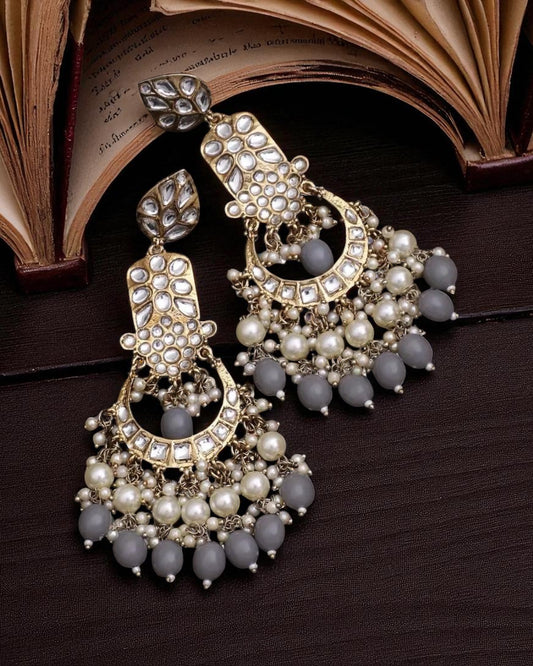 Grey Ravleen Earring