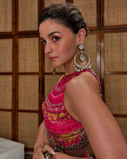 Alia Bhatt Diwali Party Inspired Chandbali