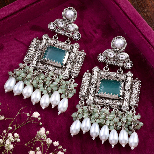 Mint Aadhik Boho Earring