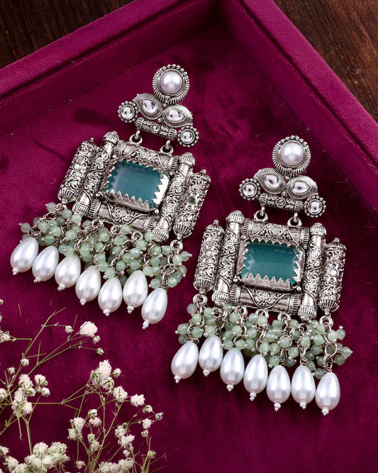 Mint Aadhik Boho Earring
