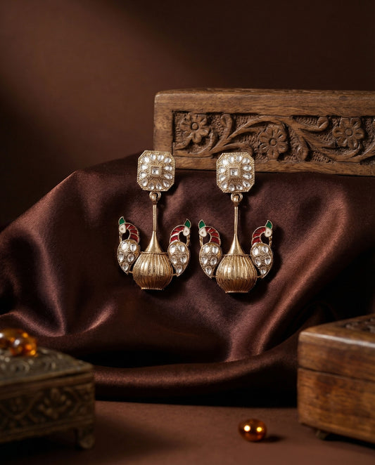 Kafka Kundan Earring