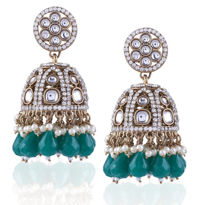 Green Yasmeen Jhumka