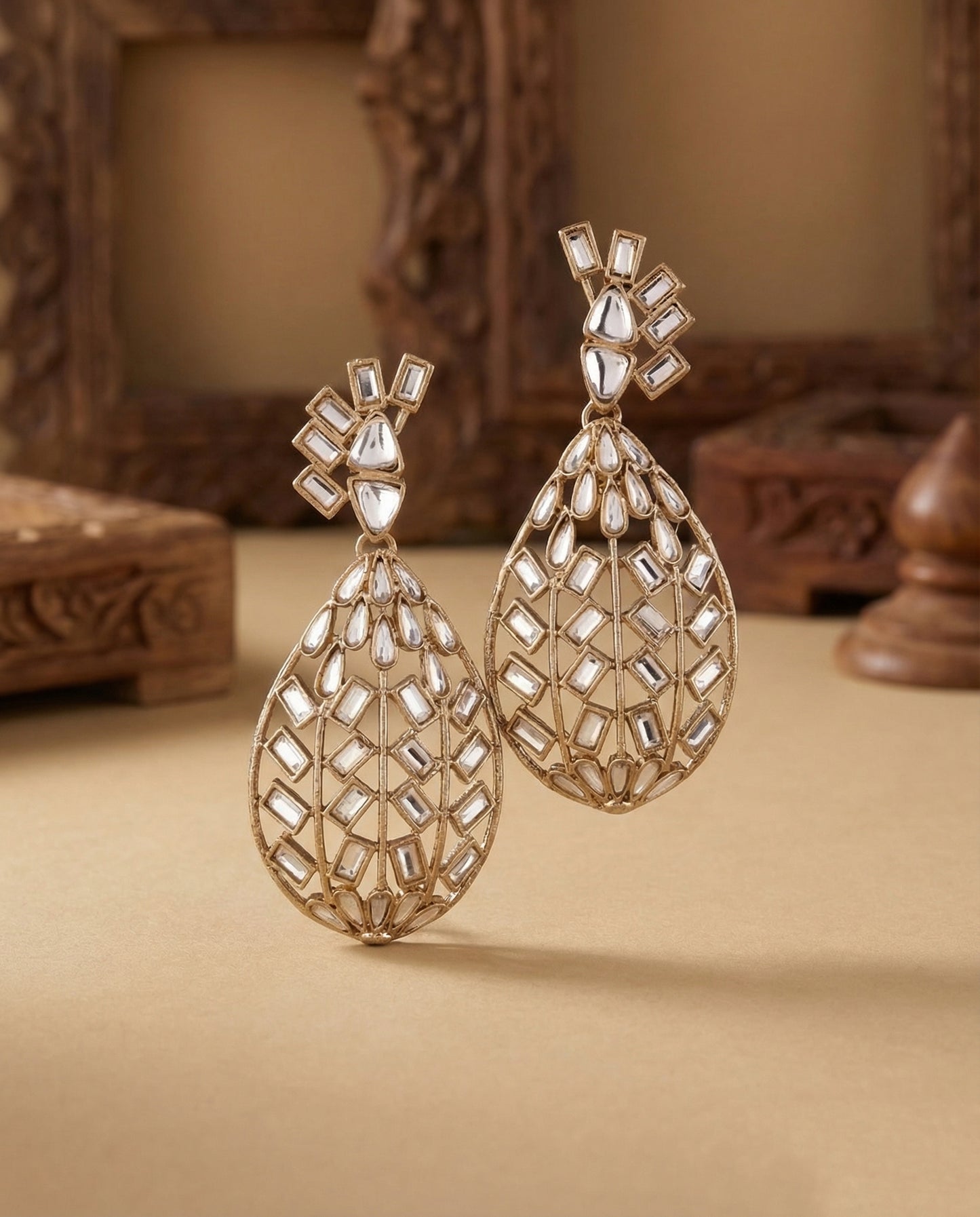 Arafta Kundan Earring