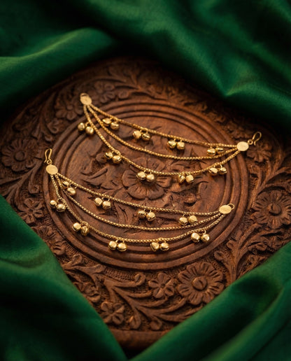 Asmita Ghunghroo Kaan Chain Pair