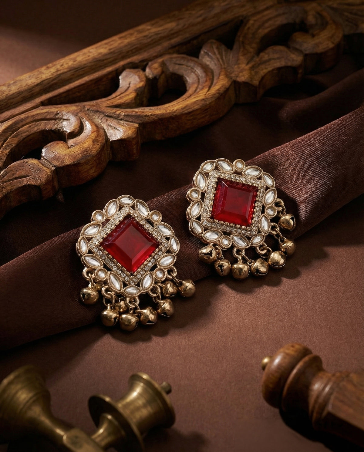 Ruby Zarrah Kashmiri Look Ghunghru Earring