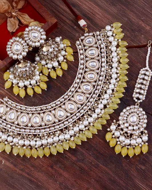 Yellow Zaiba Necklace