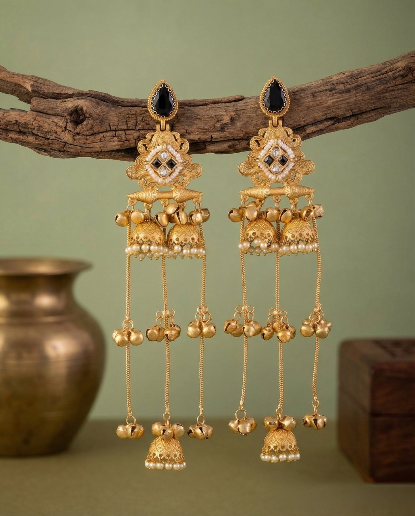 Dipshikha Premium Kashmiri Brass Lookalike Earring