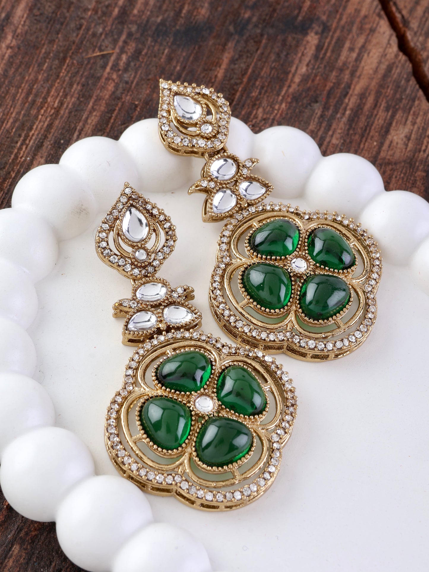 Emerald Areesha Premium Designer Earring