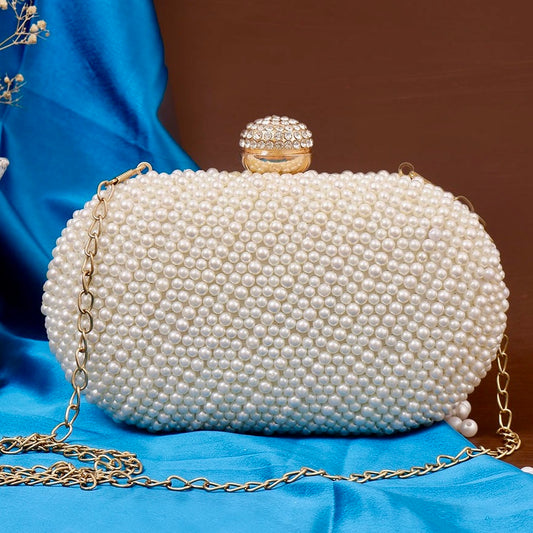 Laveena Pearl Clutch