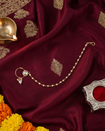 Pearl Nandini Nath non pierced nose ring