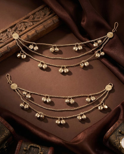 Asmita Ghunghroo Kaan Chain Pair