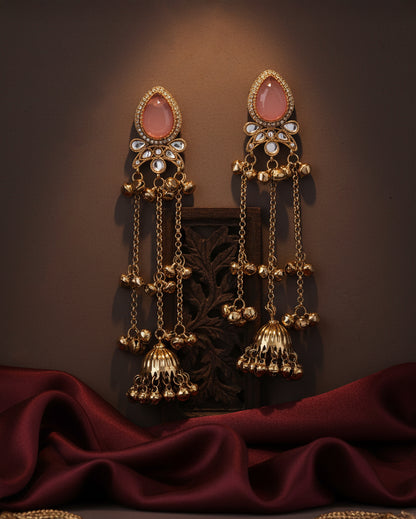 Blush Nidhi Kashmiri Look Ghunghru Jhumka Earring