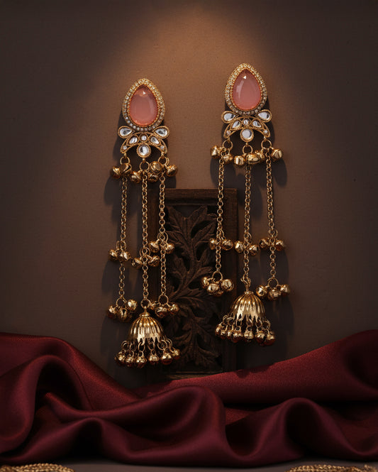 Blush Nidhi Kashmiri Look Ghunghru Jhumka Earring