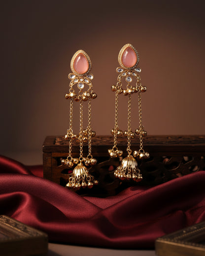 Blush Nidhi Kashmiri Look Ghunghru Jhumka Earring