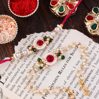 Pihu Bhaiya Bhabhi Rakhi with Tilak Set and Card