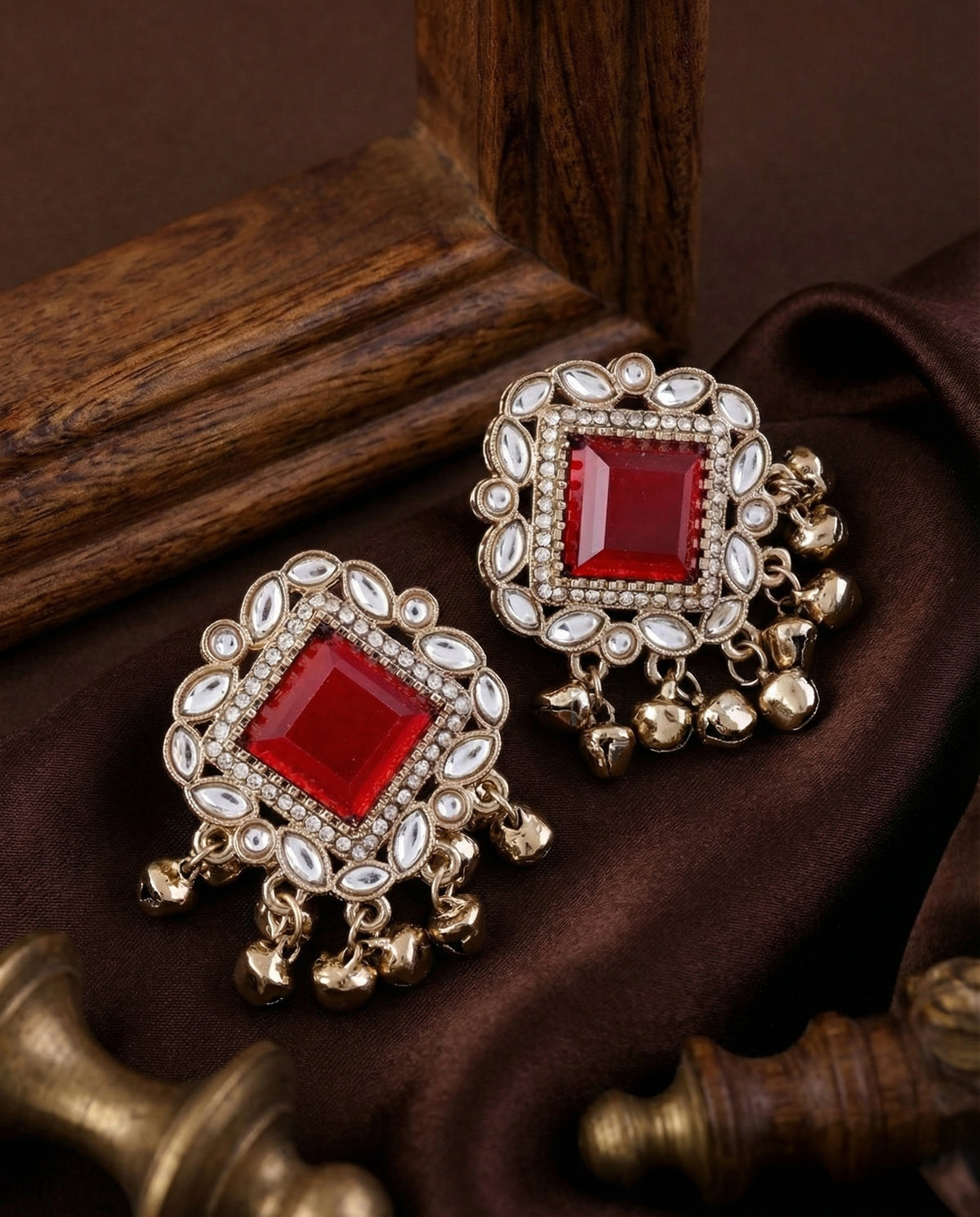 Ruby Zarrah Kashmiri Look Ghunghru Earring