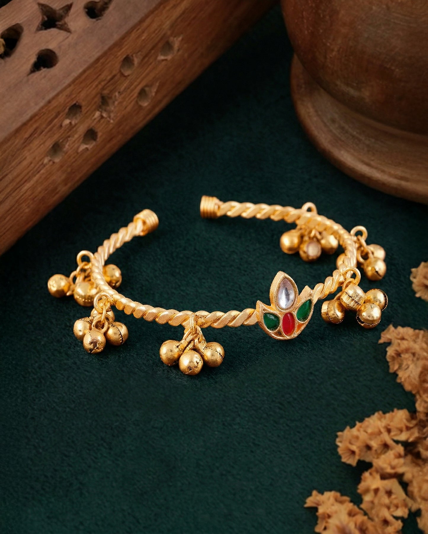 Avik Ghunghroo Bangle - Openable