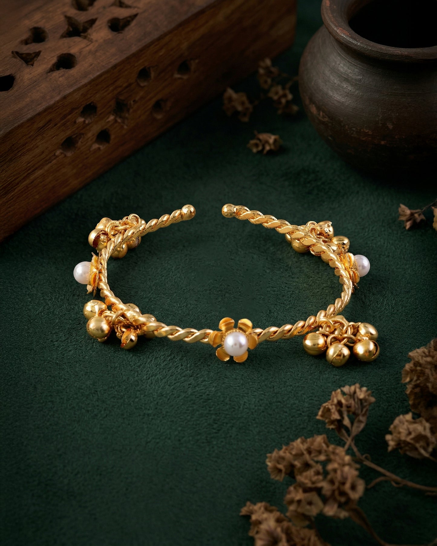 Samiha Ghunghroo Bangle - Openable