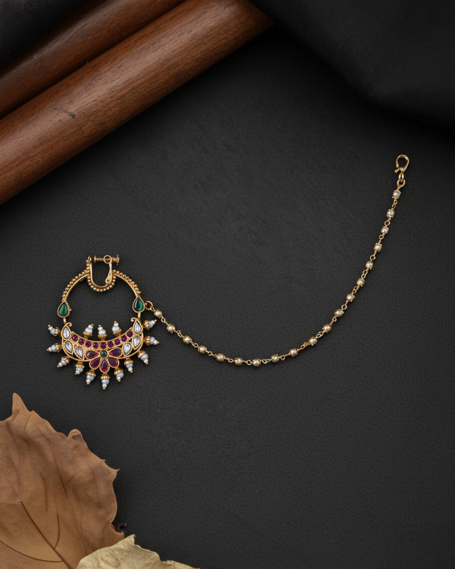 Multi Anirudh Nath Non Pierced Nose Ring