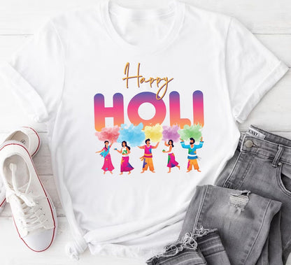 Holi T-Shirt - Random Print