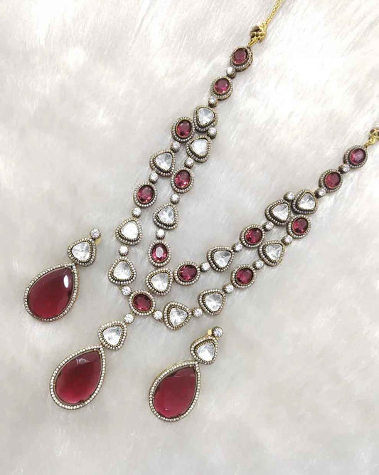Ruby Ankush Necklace