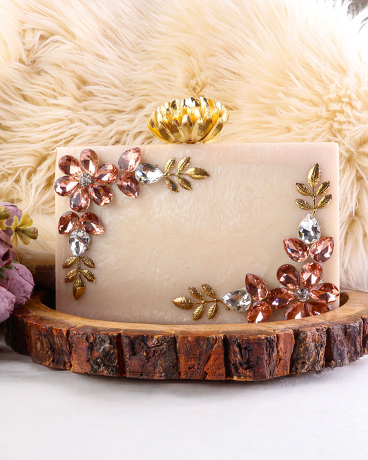 Elvira Emblished Resin Clutch