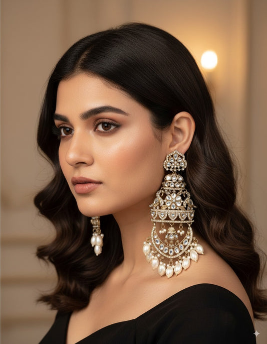 Pre Order - Kavleen Premium Designer Statement Earring