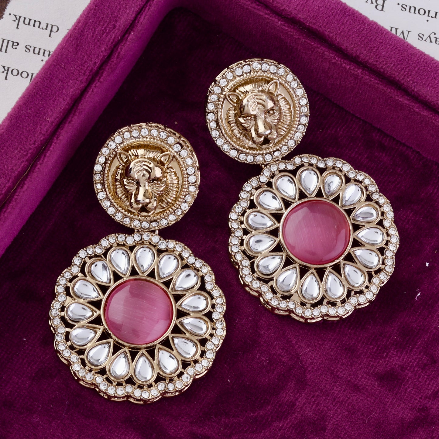 Blush Kysa Bollywood Inspired Designer Earring