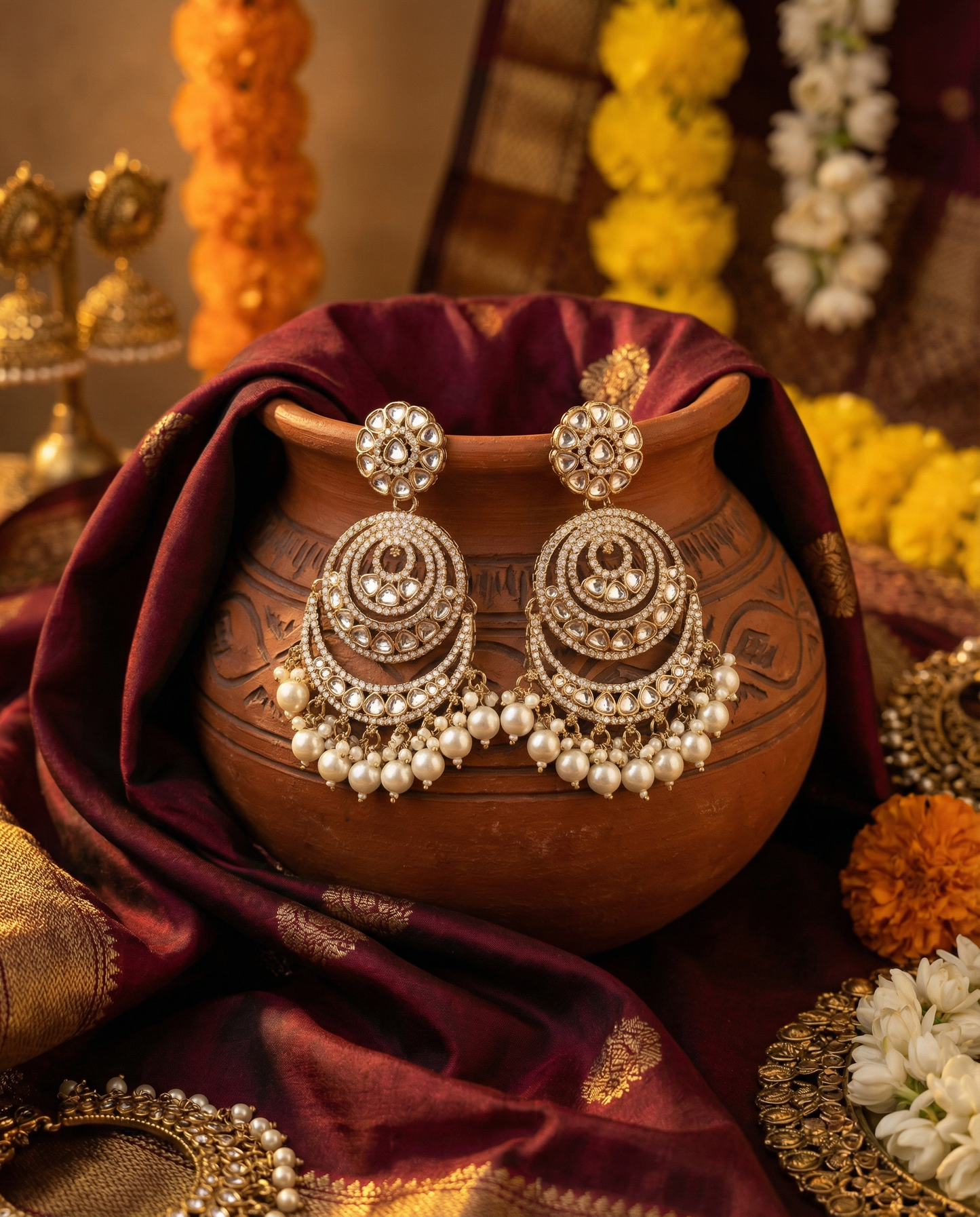 Pratistha Premium Designer Statement Earring