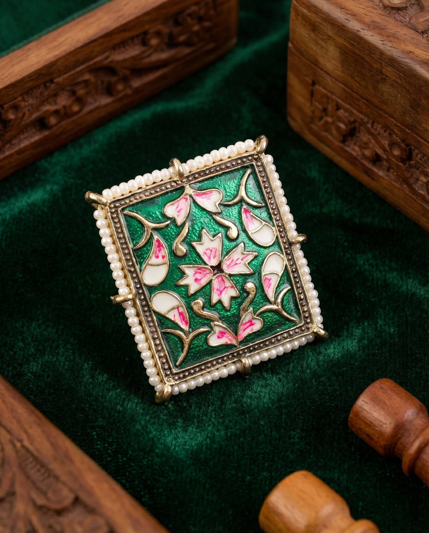 Sabiya Meenakari Ethnic Ring