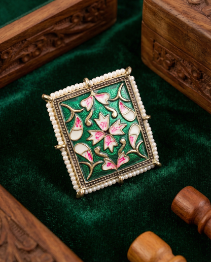 Sabiya Meenakari Ethnic Ring