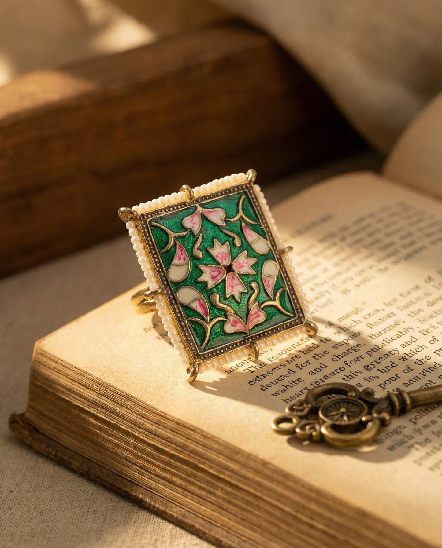 Sabiya Meenakari Ethnic Ring