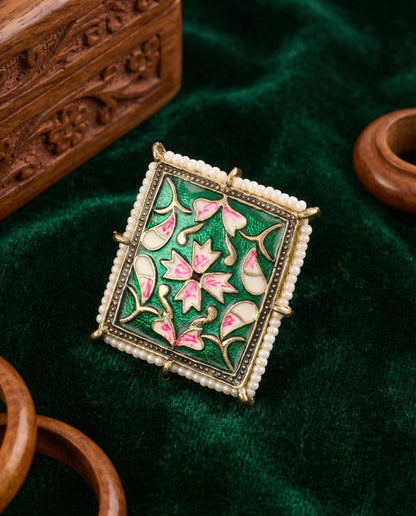 Sabiya Meenakari Ethnic Ring