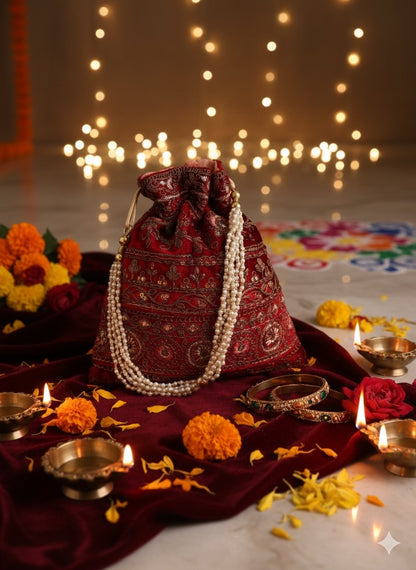 Premium Potli Bag - Tyohar Sale