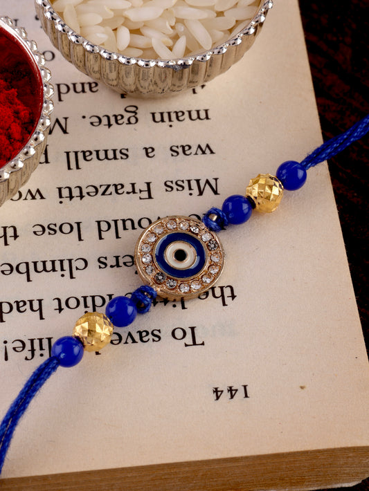 Kalki Evil Eye Rakhi with Tilak Set and Card