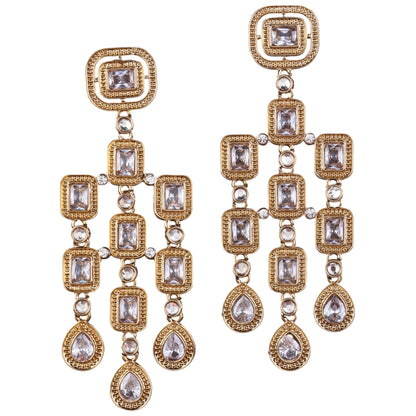 Silver Anshita Gold Designer Earring