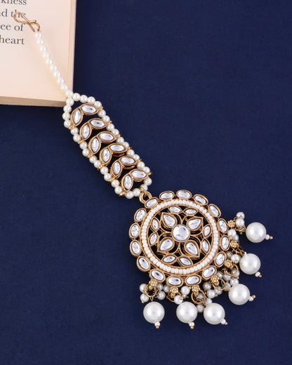 Ruhaniyat Kundan Pearl Mangteeka