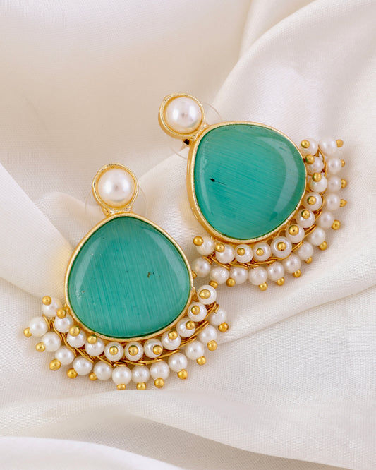 Mint Tahir Stud Earring