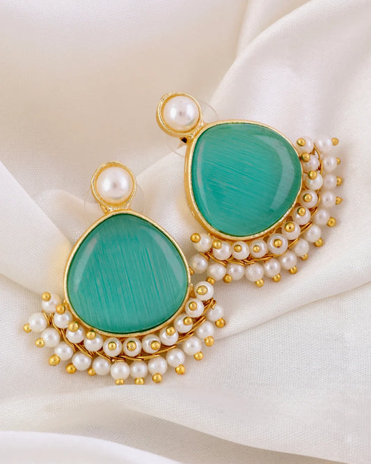 Mint Tahir Stud Earring