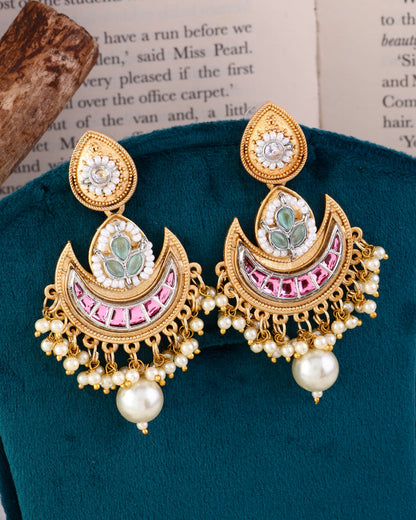 Varun Designer Earring Brass Lookalike