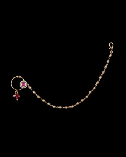 Ruby Nandini Nath non pierced nose ring