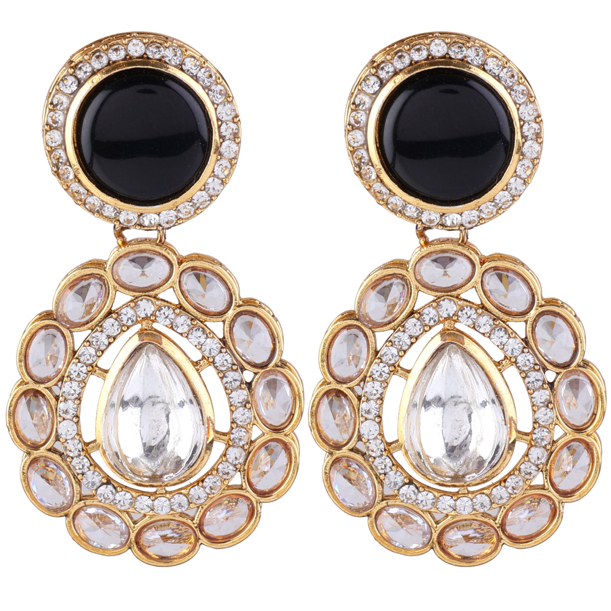 Black Oshini Designer Earring