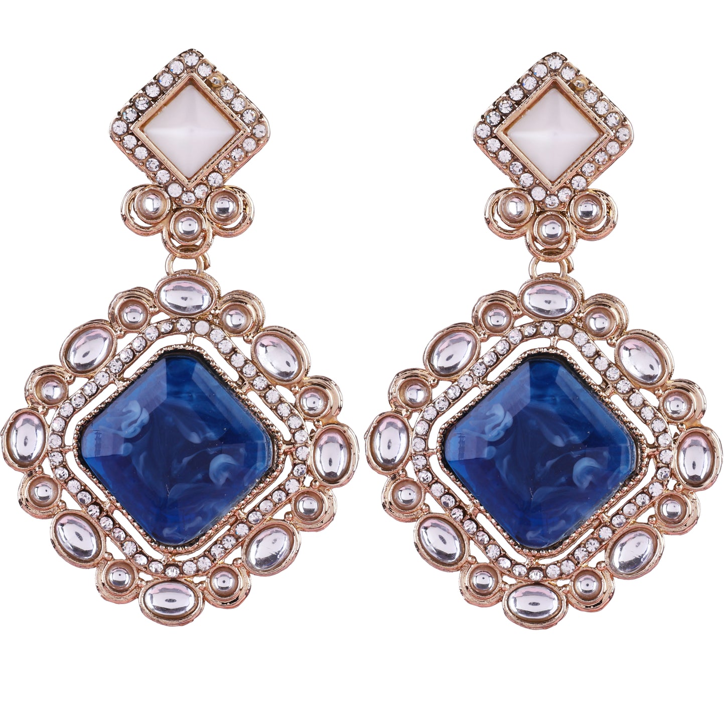 Blue  Raashi Zircon Earring